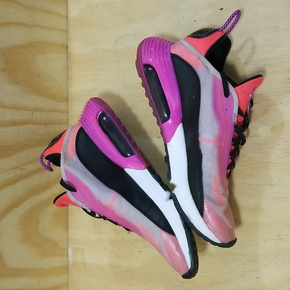 Women's Nike Air Max 2090 Retro Futurism Iced Lilac Pink Orange White Sz 12 - Picture 3 of 9